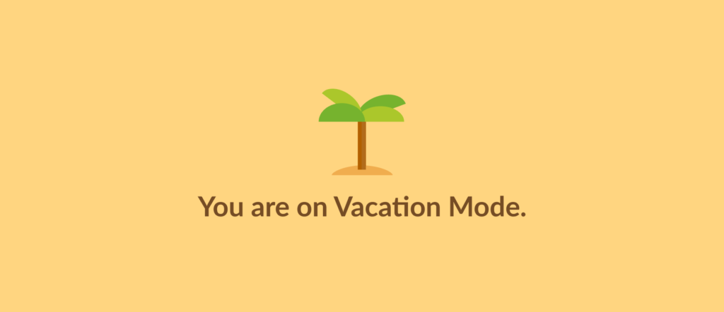 Vacation Mode | Simbi